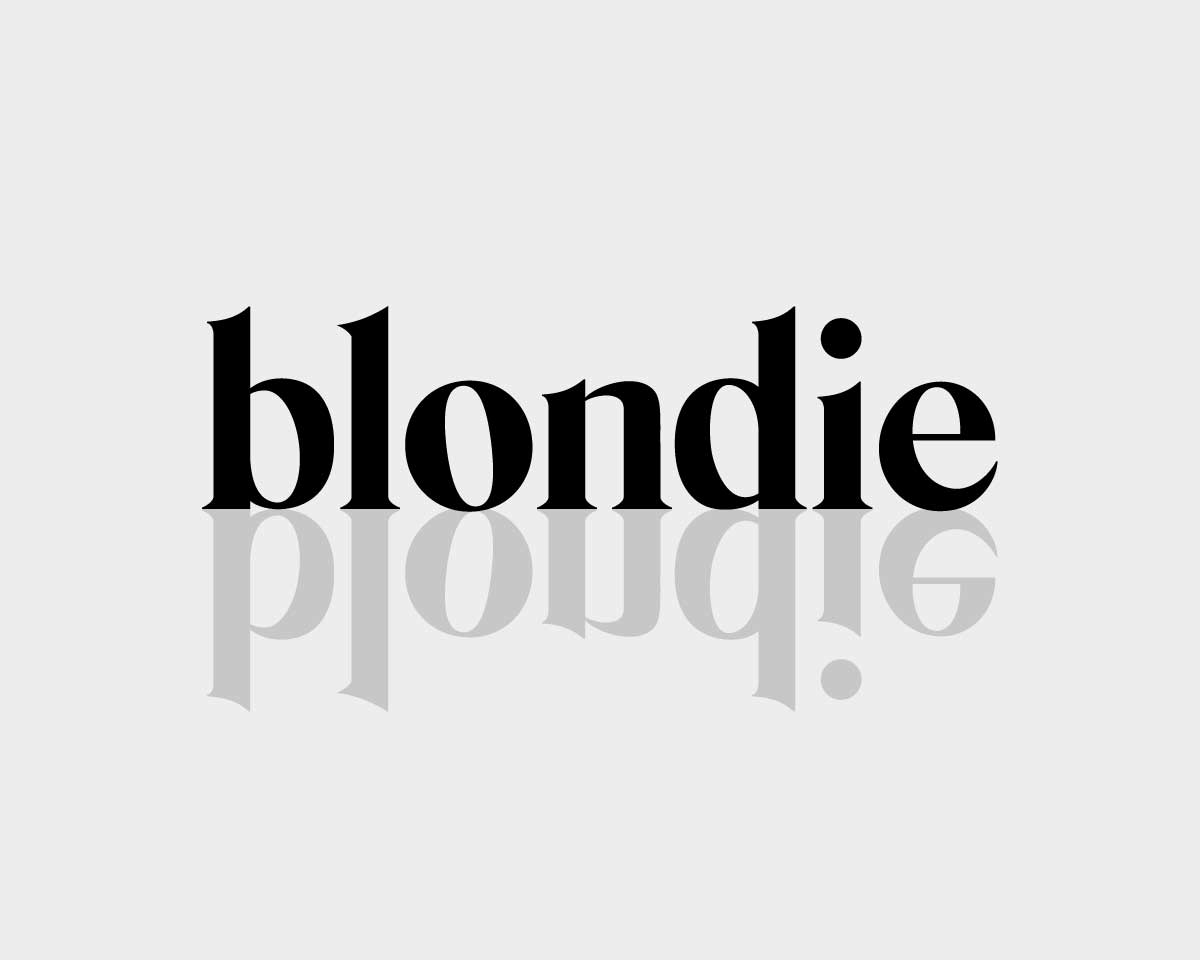 Min skrift, blondie